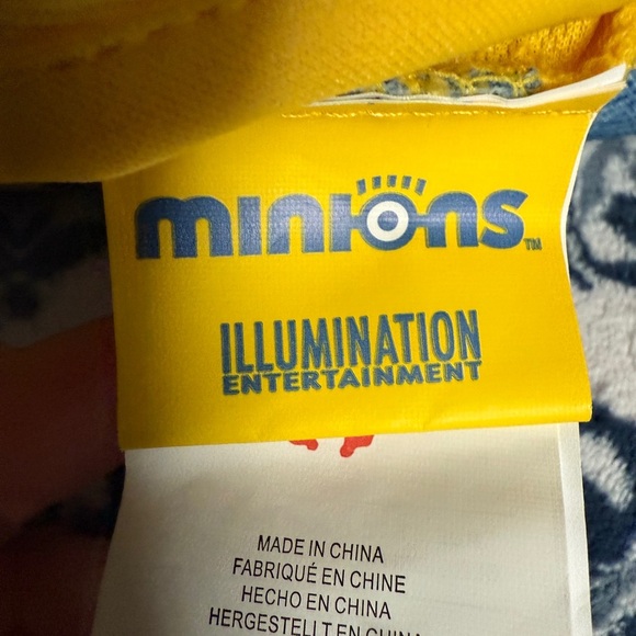 Rubie's Despicable Me Minions Girls sz M Yellow Blue Costume Dress& Goggles NEW - Picture 13 of 16